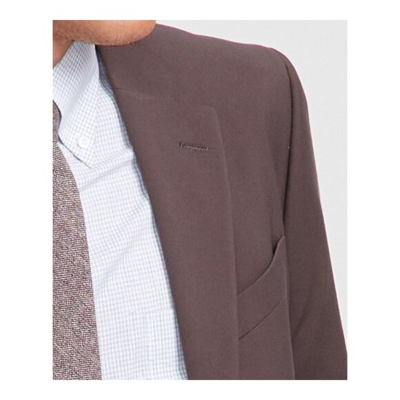 Nautica Mens Modern Fit Stretch Formal Look Fall Suit Brown Size 42 Short NWT - Picture 4 of 6